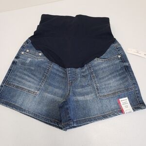Time and Tru Maternity Shorts 5 Pocket Size Small 4-6